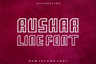 Rushar Line Font Download