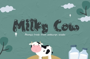 Milky Cow Font Download