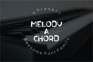 Melody a Chord Font Download