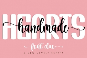 Hearts Handmade Duo Font Download