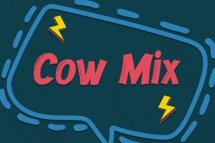 Cow Mix - Fun Display Font Font Download