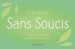 Sans Soucis a clean sans serif font Font Download