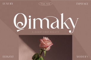 Qimaky _ elegant beauty Font Download