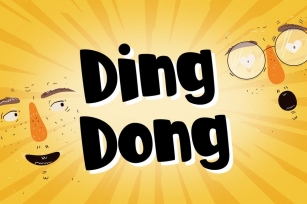 Ding Dong - Comic Display Font Font Download