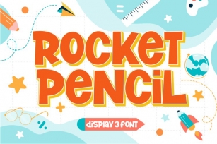 Rocket Pencil Font Download