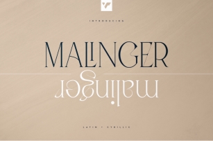 Malinger - Elegant Serif Font Font Download