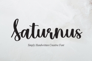 Saturnus Font Download