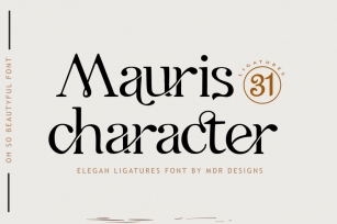 Mauris character Font Download