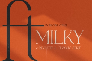 FTMilky Classic Serif Font Download