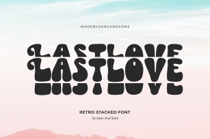 Last Love Stacked Font Download