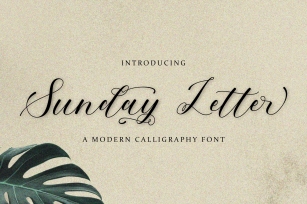 Sunday Letter Font Download