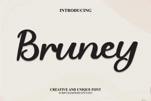 Bruney Font Download