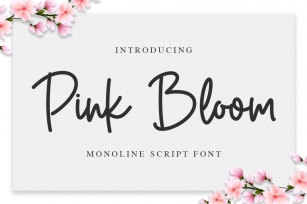 Pink Bloom Font Download
