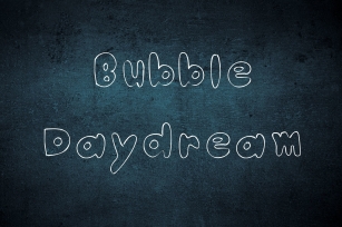 Bubble Daydream Font Download