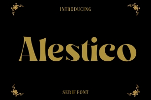 Alestico Font Download
