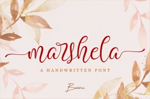 Marshela a Handwritten Font Download