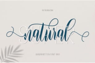 Super Natural Font Duo Font Download