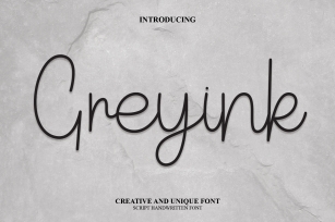 Greyink Font Download