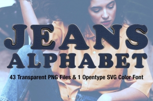 Ms Jeans Opentype Svg and PNGs Font Download