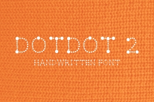 Dotdot 2 handwritten in ttf otf Font Download
