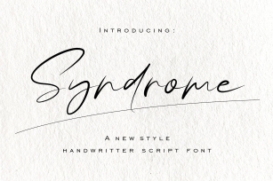 Syndrome Font Download