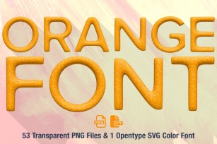 Ms Orange Opentype SVG and PNGs Font Download