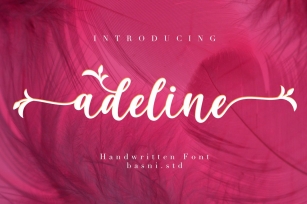 Adeline a Handwritten Font Download