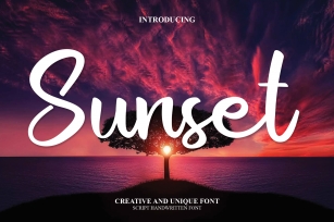 Sunset Font Download