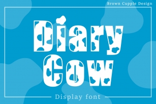 Diary Cow Font Download