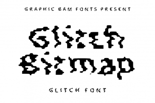 Glitch Bitmap Font Download