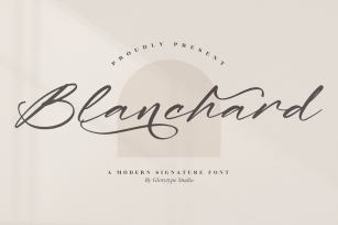 Blanchard Font Download