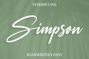 Simpson Font Download