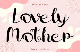 Lovely Mother Style Font Download
