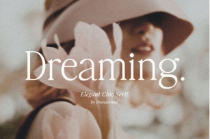 Dreaming  Elegant Chic Serif Font Download