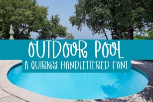 Outdoor Pool Font Download