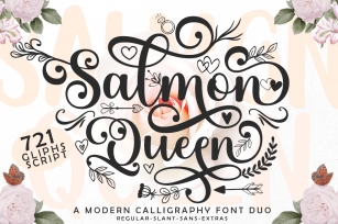 Salmon Queen Duo Font Download