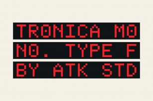 Tronica Mono Font Download