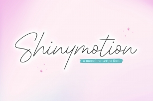 Shinymotion A Monoline Script Font Download