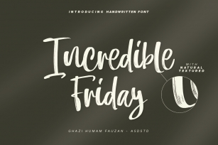 Incredible Friday Font Download