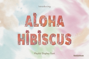 Aloha Hibiscus Font Download