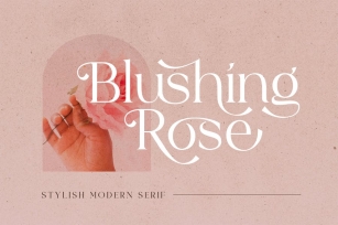Blushing Rose - Stylish Modern Serif Font Download