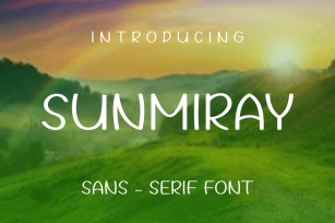 Sunmiray Font Font Download