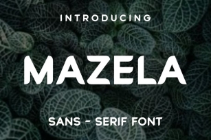 Mazela Font Font Download