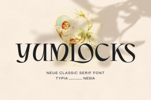 Yumlocks - Ligature Display Serif - Beauty Font Font Download