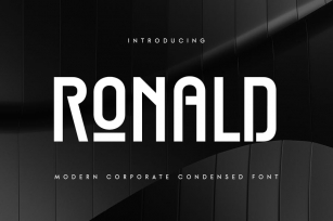 Ronald - Modern Corporate Condensed Font Font Download