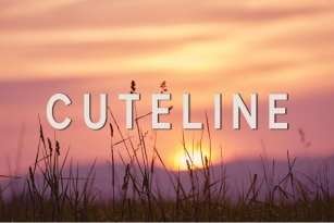 Cuteline Font Download