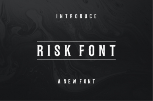 RISK FONT Font Download