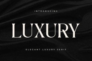 Luxury - Elegant Luxury Font Font Download