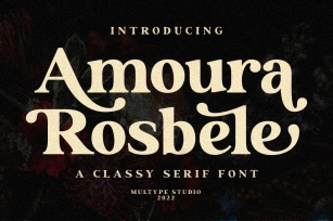 Amoura Rosbele Serif Font Download