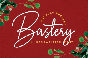 Bastery Handwritten Font Download